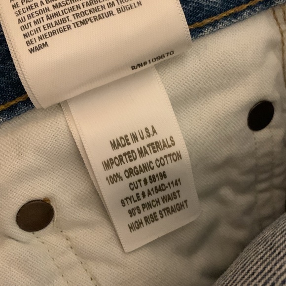 Agolde 90’s Pinch Waist High Rise Straight Jeans - Picture 10 of 10